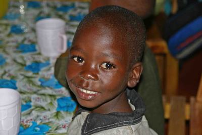 Immagine di un piccolo ospite dell'orfanotrofio "Children's home St. Patrick"