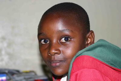 Immagine di un piccolo ospite dell'orfanotrofio "Children's home St. Patrick"