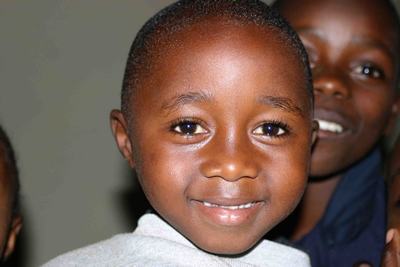 Immagine di un piccolo ospite dell'orfanotrofio "Children's home St. Patrick"