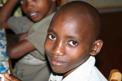 Immagine di un piccolo ospite dell'orfanotrofio "Children's home St. Patrick"