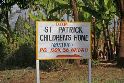 Immagine della costruzione del "Children's home St. Patrick"