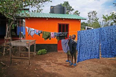 Immagine della vita quotidiana al "Children's home St. Patrick"