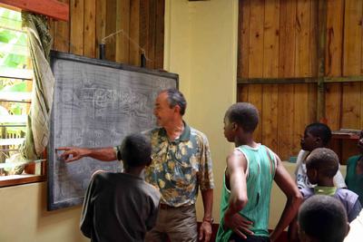 Immagine della vita quotidiana al "Children's home St. Patrick"