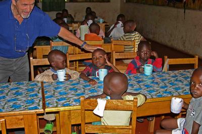 Immagine della vita quotidiana al "Children's home St. Patrick"