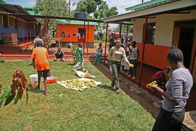 Immagine della vita quotidiana al "Children's home St. Patrick"