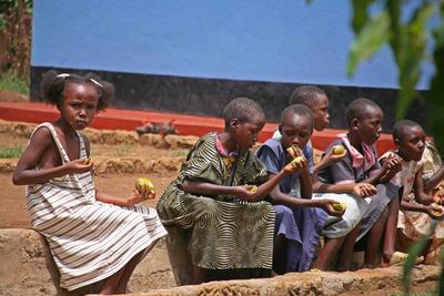Immagine della vita quotidiana al "Children's home St. Patrick"